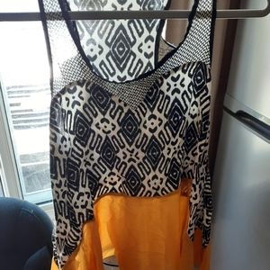 Multi colored tank top